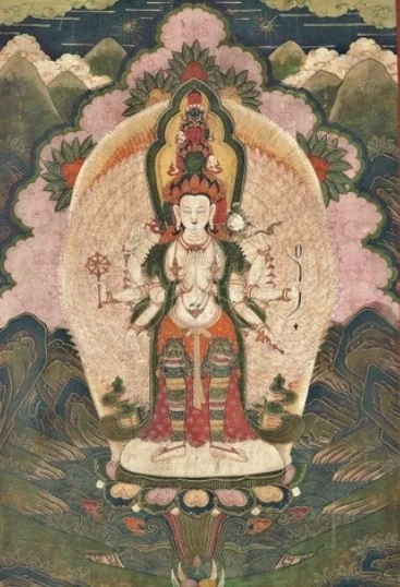 西藏拉薩【格日桑丹林寺】 千手觀音解脫聖物甘露丸(瑪吉拉尊姆加持)