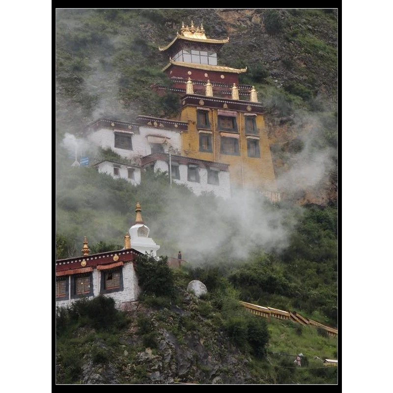 西藏拉薩千年修行地~寧瑪派 札耶巴洞寺 古藏香 捆香 家用香