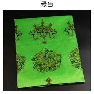 西藏【吉祥八寶印面五色彩繪哈達】 短型哈達(五色可選)