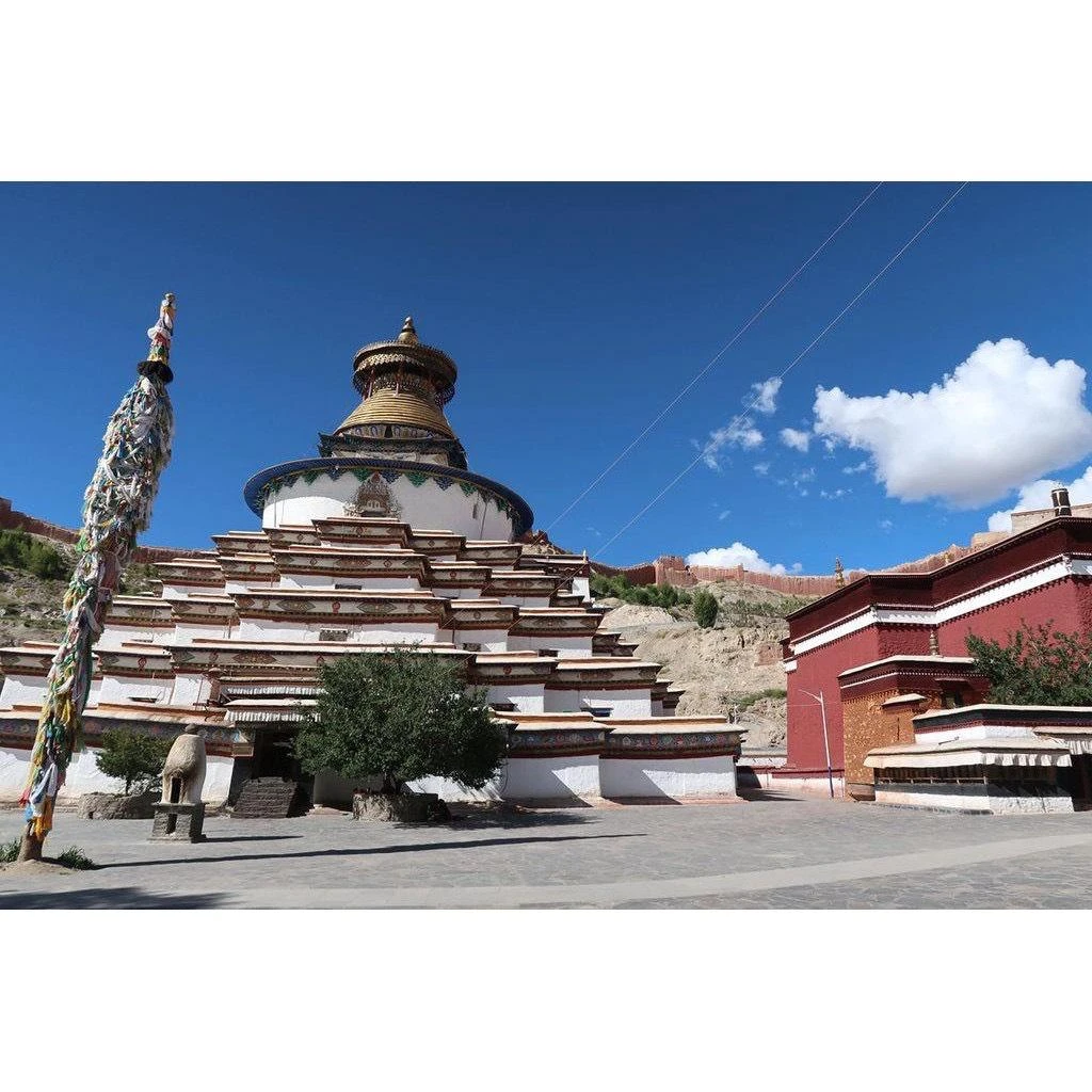 西藏【白居寺十萬佛塔】 珍貴能言度母小塔香