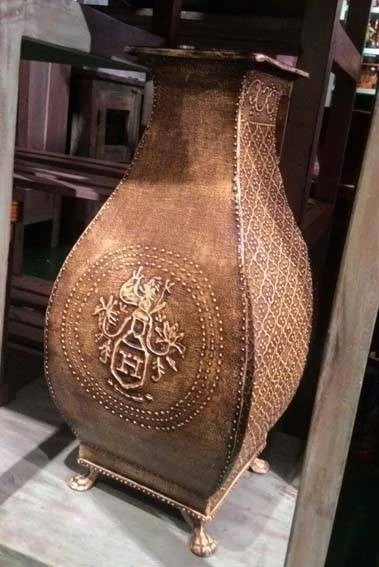 手繪鍛鐵造型花器