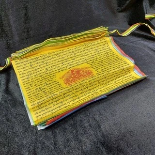 西藏【卓瑪拉康(度母寺)】加持 綠度母/二十一度母 五色經幡旗風馬旗