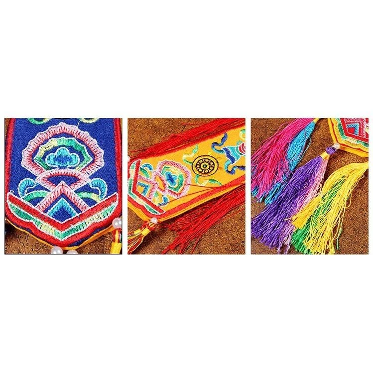 西藏【藏式小佛幡】 吉祥幡 鼓幡 掛幡飾