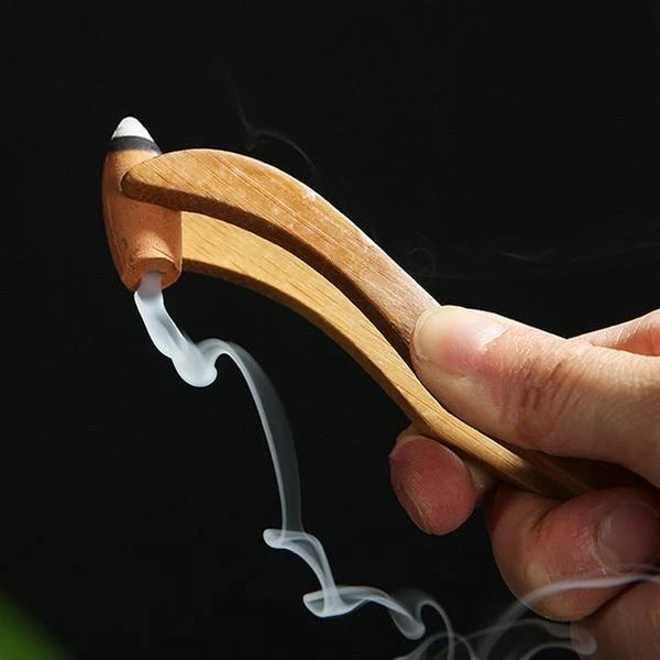 西藏<楚布寺藏香>小沙彌蓮花倒流香器具