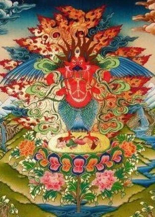【西藏楚布寺藏香】<楚布寺藏民家用香 大鵬金翅鳥勇智香 (簡易包裝)>3綑/5綑/10綑 組合