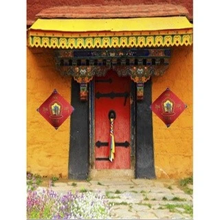 <西藏藏曆年春聯>藏曆年福字春聯~<十相自在~牟尼寶珠>二款可選 ~吉祥如意的新年節應景門貼