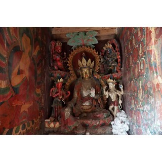 西藏【白居寺】護法神殿降魔薰香 避邪降魔平安加持