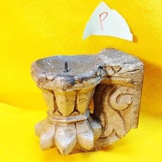 印度古件築 古藏老件藝術 手工雕刻 老實木燭台 燭座/居家 餐廳 咖啡廳 擺設/建材元素L-P