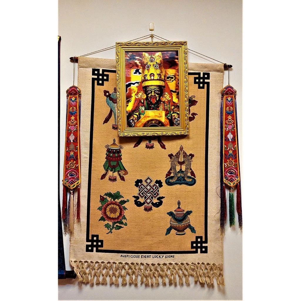 西藏【藏式小佛幡】 吉祥幡 鼓幡 掛幡飾