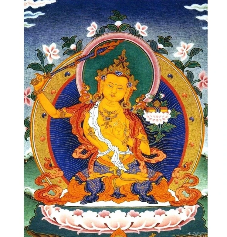 【來自西藏】楚布寺藏香 五智密制文殊藏香 增長福慧 堅固記憶 加持語智慧 紅黃盒裝