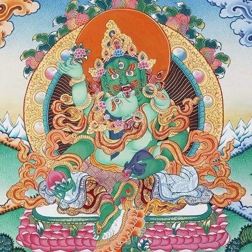 西藏【直貢梯寺】 直貢噶舉 直貢招財鴻運藏香(綠財神供佛招財養生香)