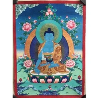 西藏【藥師佛心咒五色經幡風馬旗】平安健康平息災痛 闔家興盛 隨風淨化