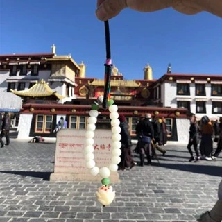 <西藏空運來台>西藏大昭寺開光加持~白玉菩提子手環~吉祥~溫潤~修持~祝福