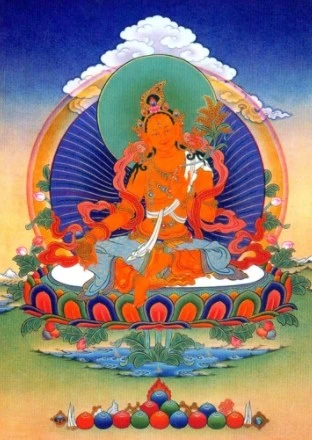 西藏【敏珠林寺】 <財運寶瓶> 五姓財神薈萃珍貴寶瓶 上師加持