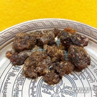 西藏【直貢梯寺】密制黑香安息香 羌姆法會供養殊勝薰香(小袋裝)