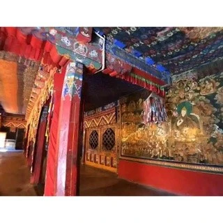 西藏【貢嘎曲德寺】藏香.藏香粉.甘露丸聖物 薩迦派總巴祖寺 西藏薩迦派四大寺院