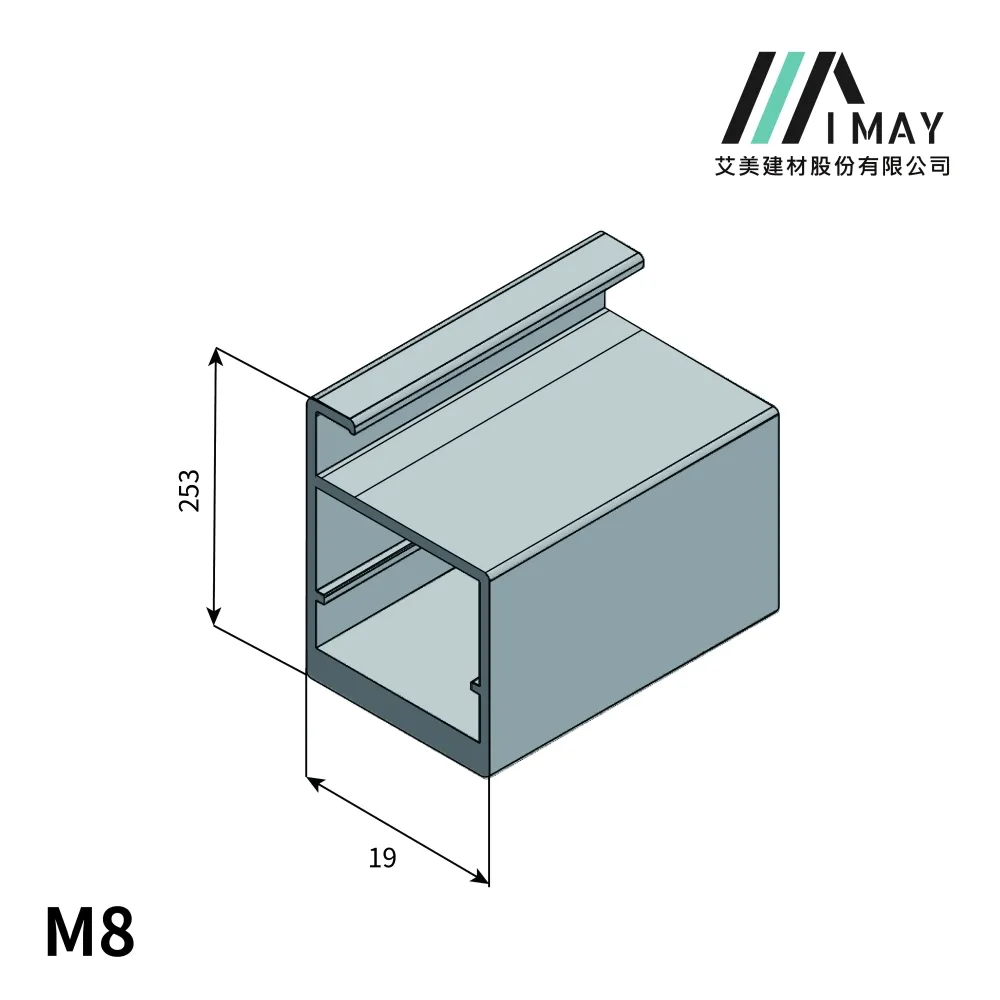 M8<br>
<br>
適用門型:天地鉸鏈門專用<br>
內才:玻璃5MM內/沖孔網