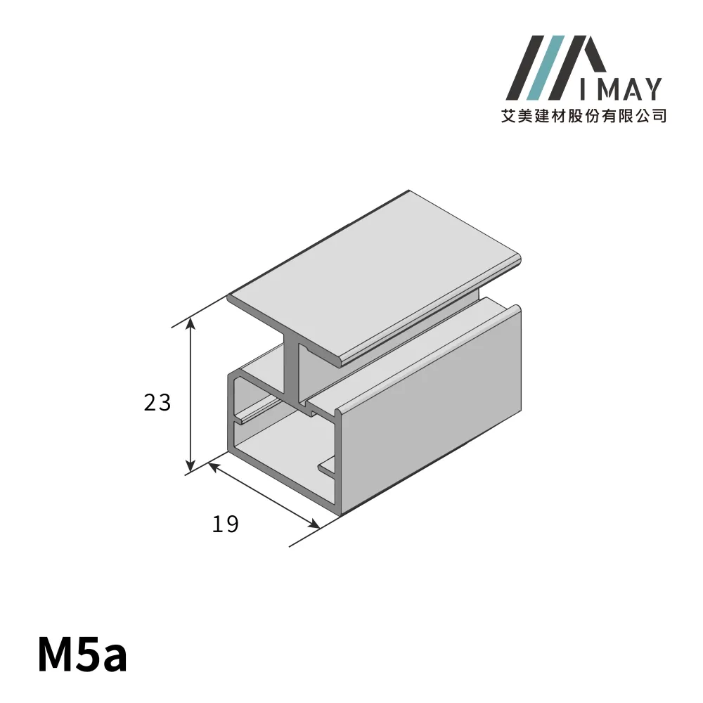 M5a<br>
<br>
適用門型:對開門<br>
適用鉸鏈(小):3分/6分/-90/入柱/165<br>
內才:玻璃5MM內/沖孔網