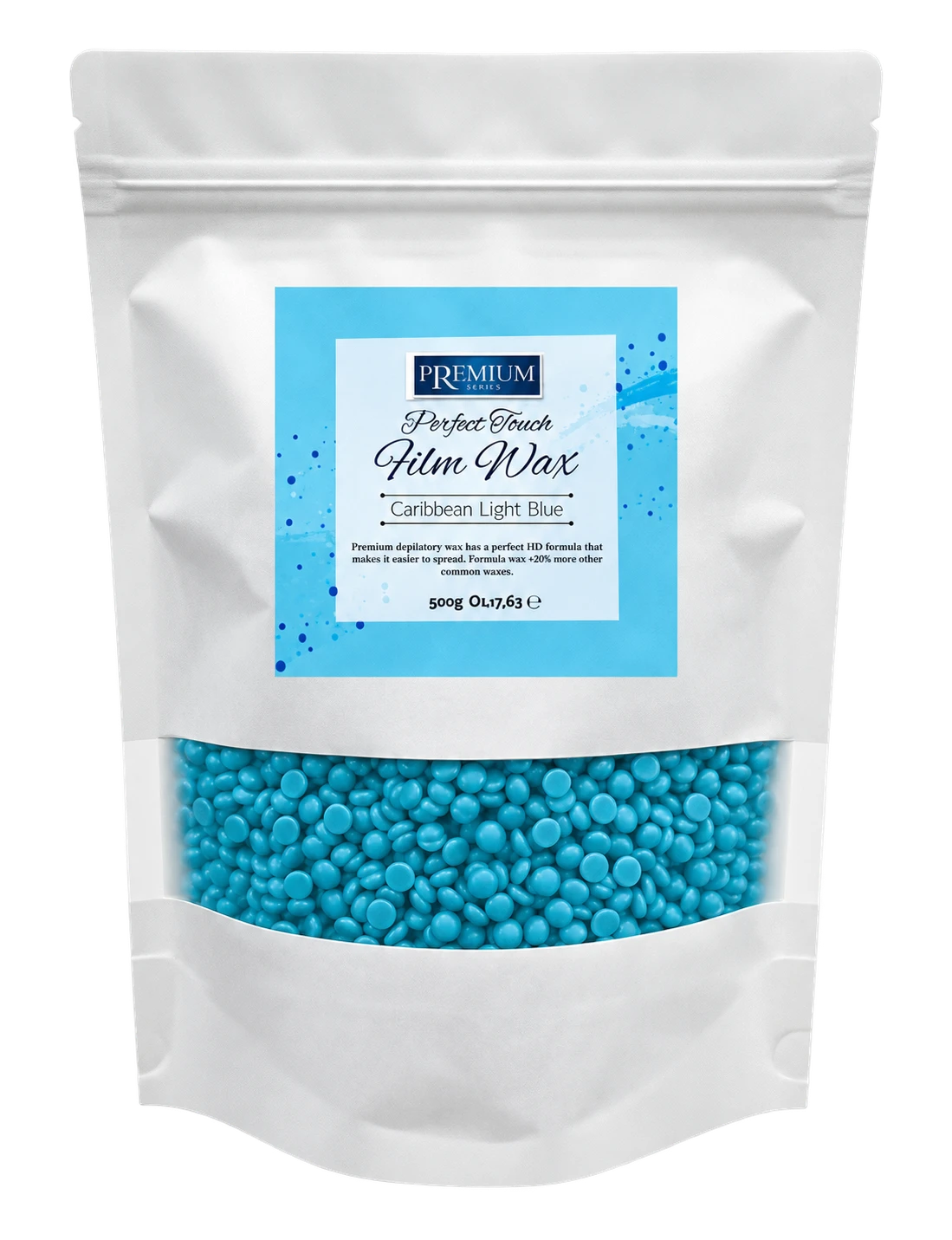 100%義大利精品熱蠟全系列-加勒比海藍500G