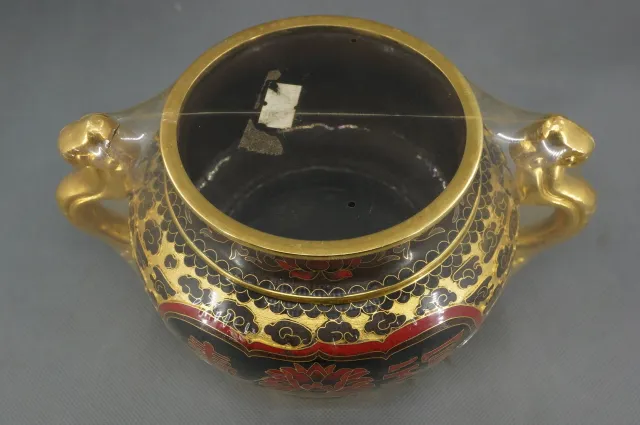 鎏金3寸7祖先爐