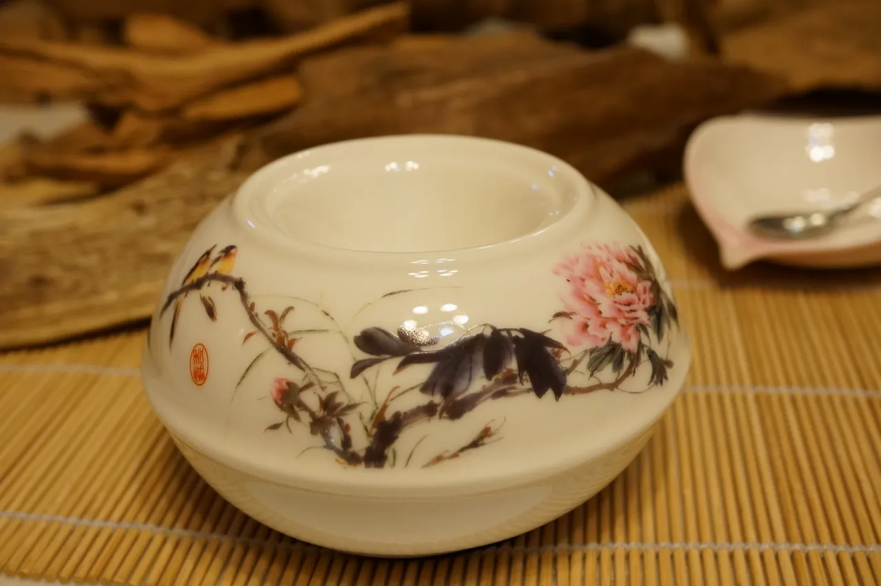 牡丹花鳥電子薰香爐110V