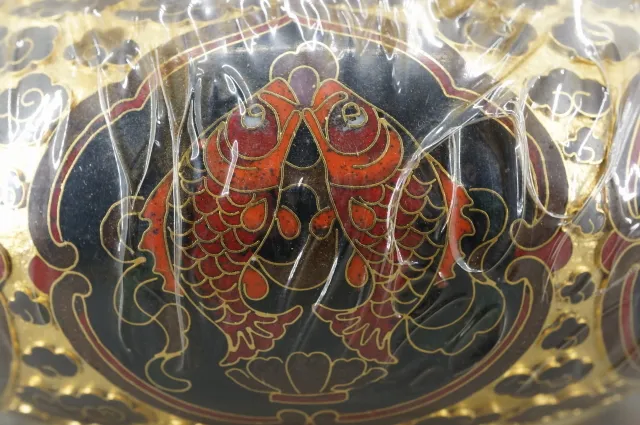 鎏金六寸佛字爐