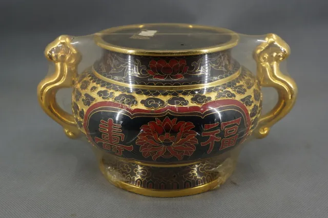 鎏金3寸7祖先爐