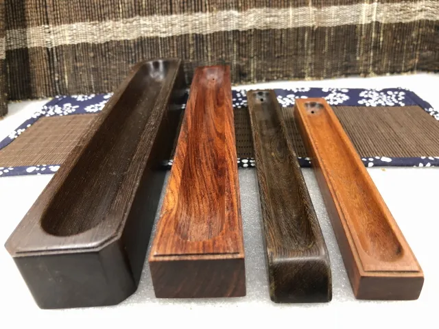 花梨木.雞翅木製作臥香爐.