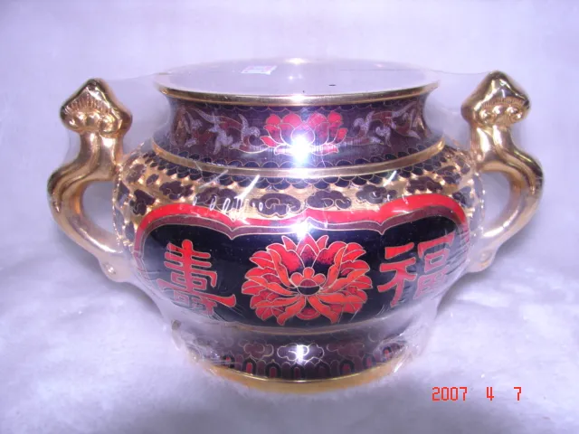 鎏金3寸7祖先爐