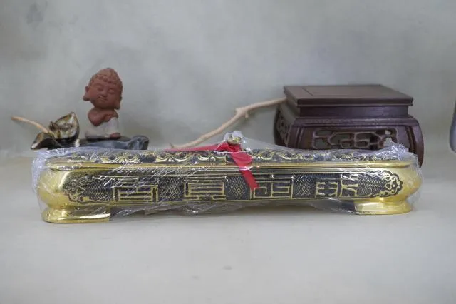 銅臥香爐(一尺)
