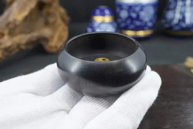 黑檀小臥香爐