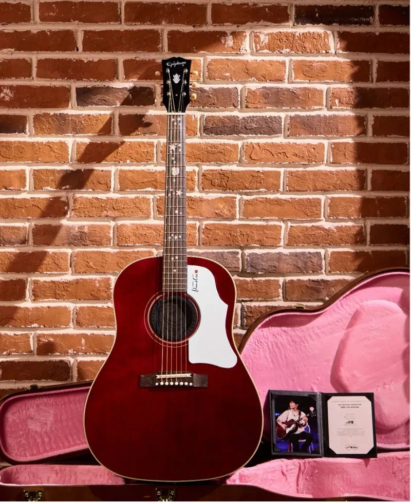 Epiphone Inspired by Gibson Custom MAYDAY MONSTER 1960 J-45 Wine Red 【五月天怪獸聯名吉他】