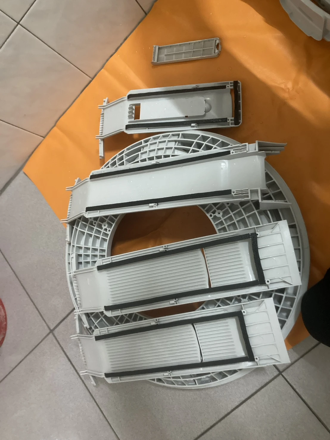 洗衣機清洗前後照