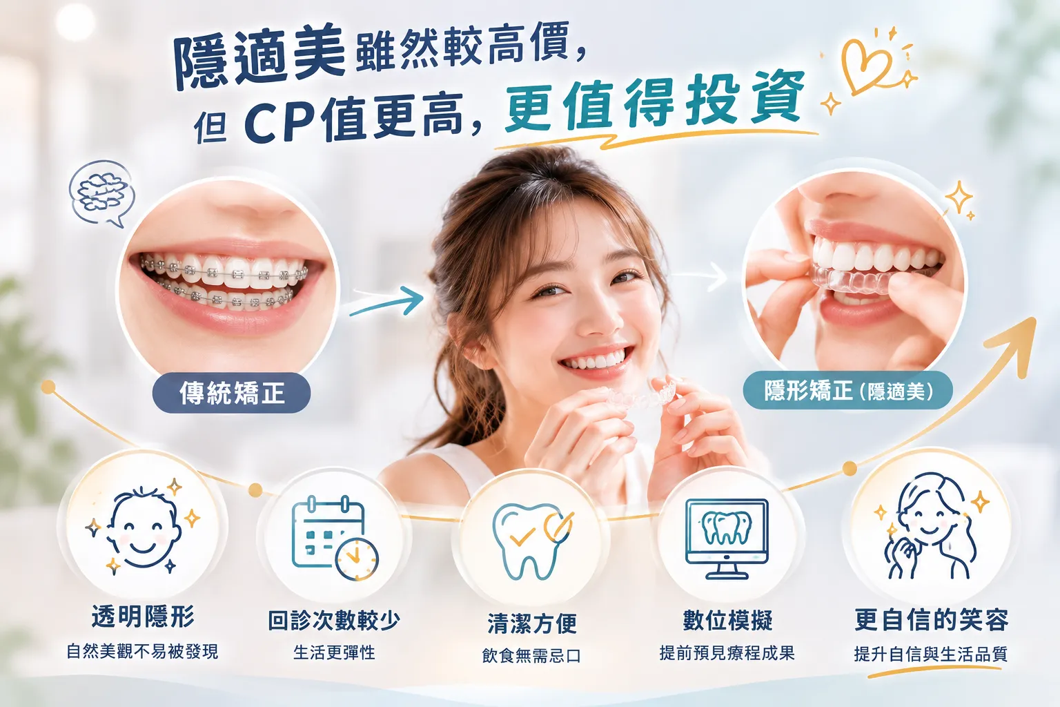 隱適美會很貴嗎？隱形矯正費用與價值分析 - 桃園牙齒矯正｜桃園區隱適美矯正