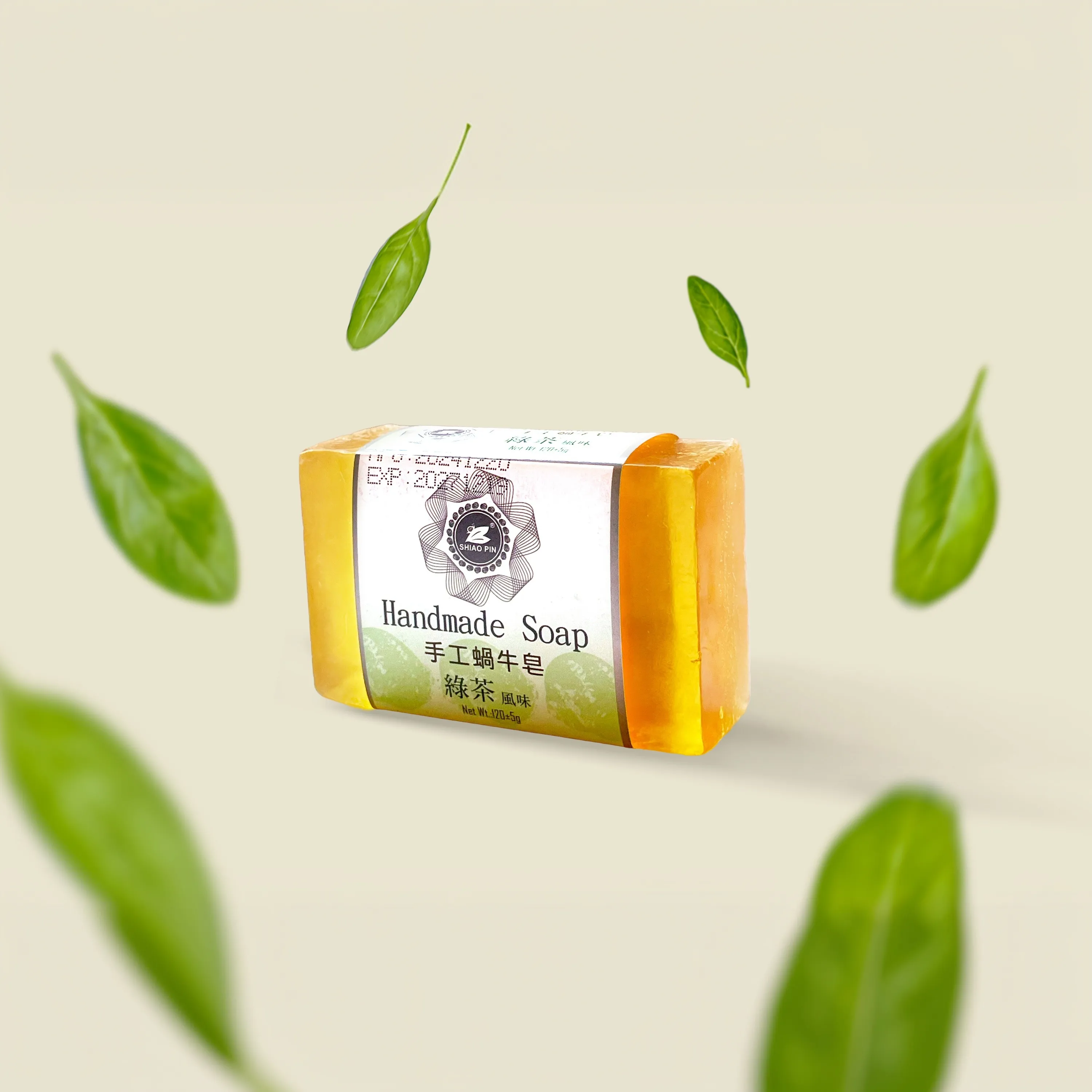 蝸牛蛋白手工皂-綠茶