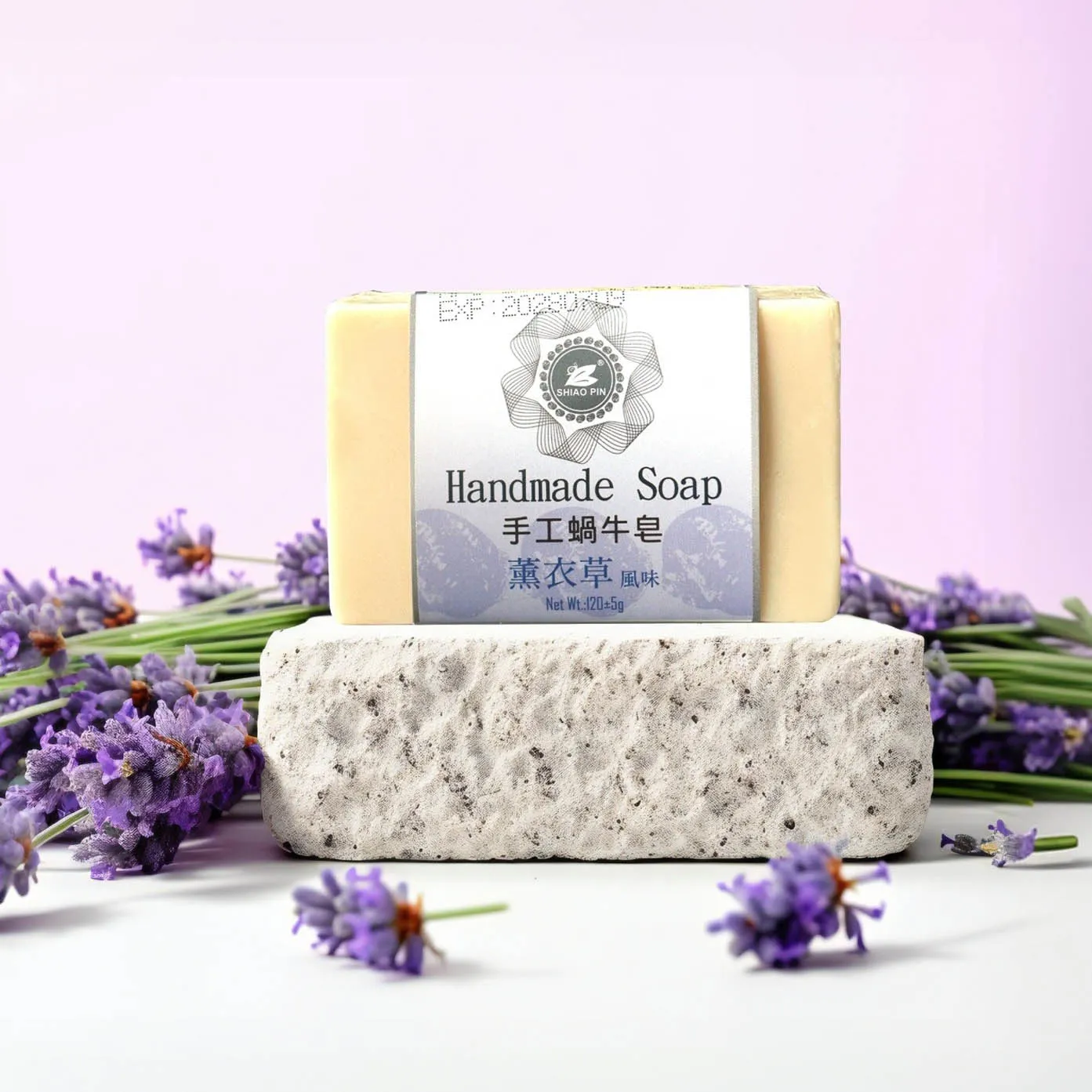 蝸牛蛋白手工皂-薰衣草