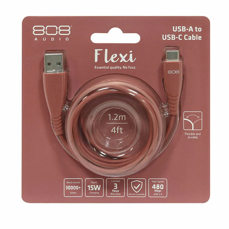 【808 Audio】Flexi系列 傳輸充電線 (1.2m)