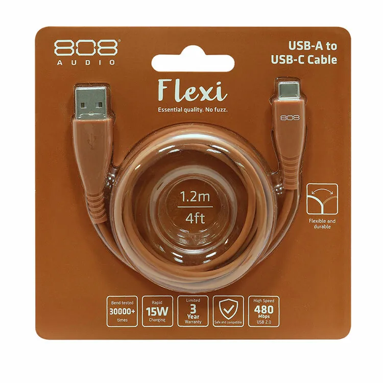 【808 Audio】Flexi系列 傳輸充電線 (1.2m)