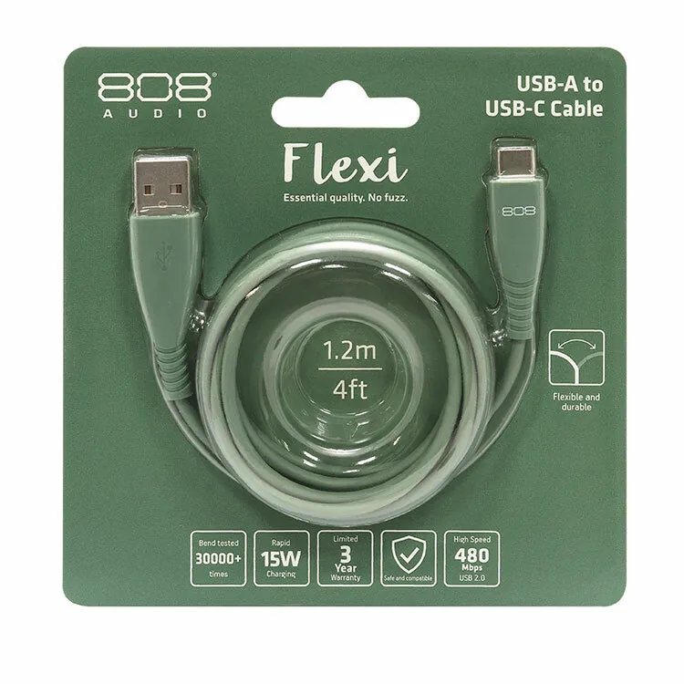 【808 Audio】Flexi系列 傳輸充電線 (1.2m)
