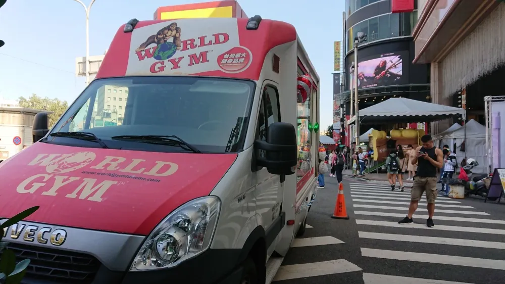 廣告宣傳車｜World Gym 品牌活動案例