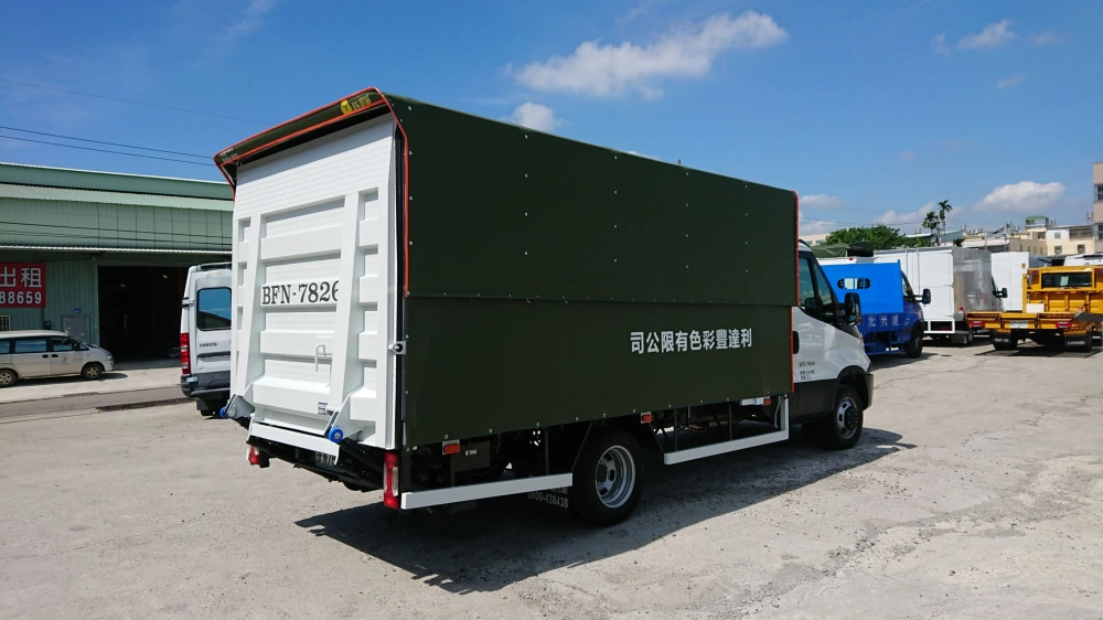 蓬式貨車-紙器運輸物流車