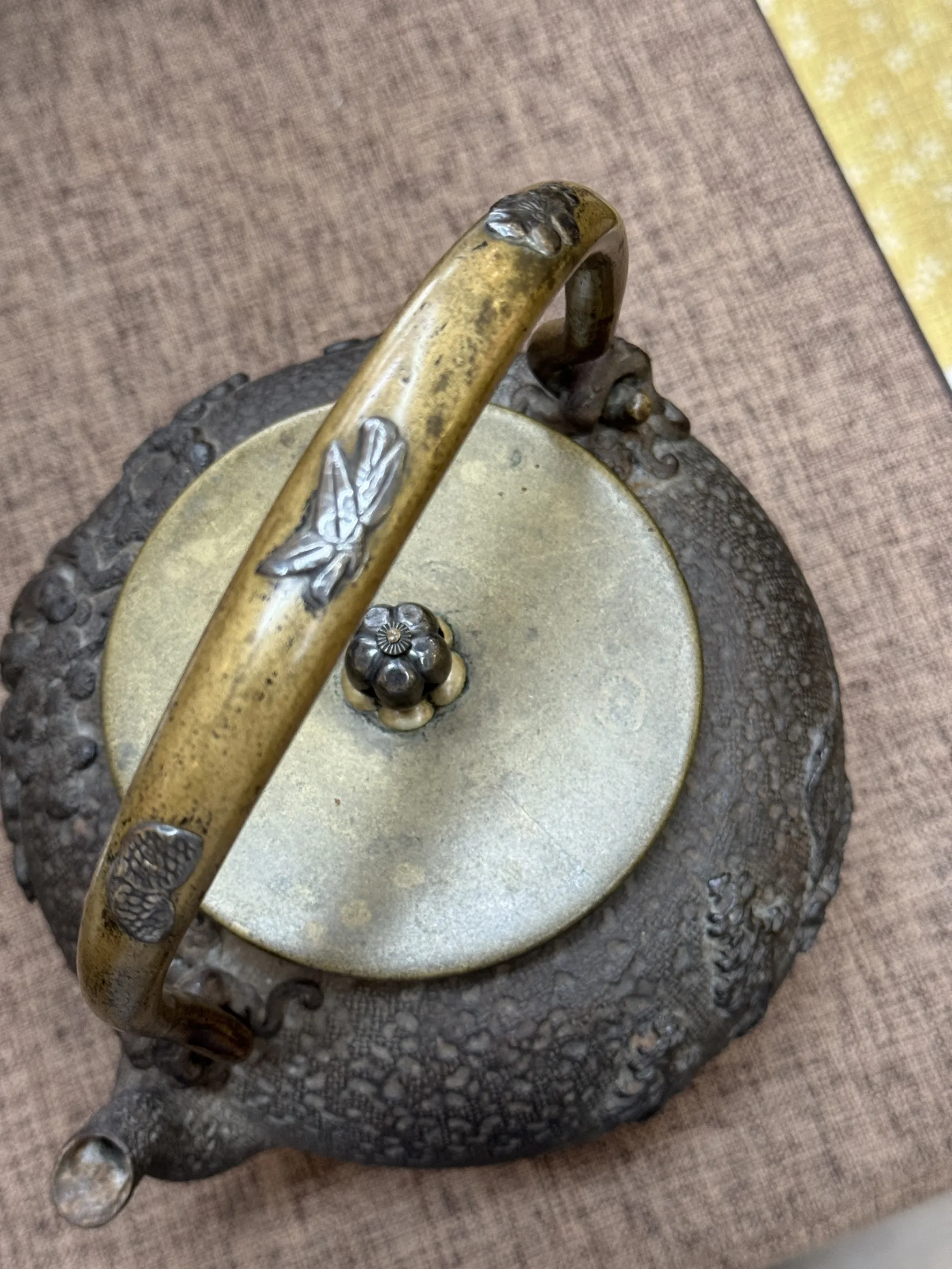 龜文堂 松下童子 大正時期 老鐵瓶