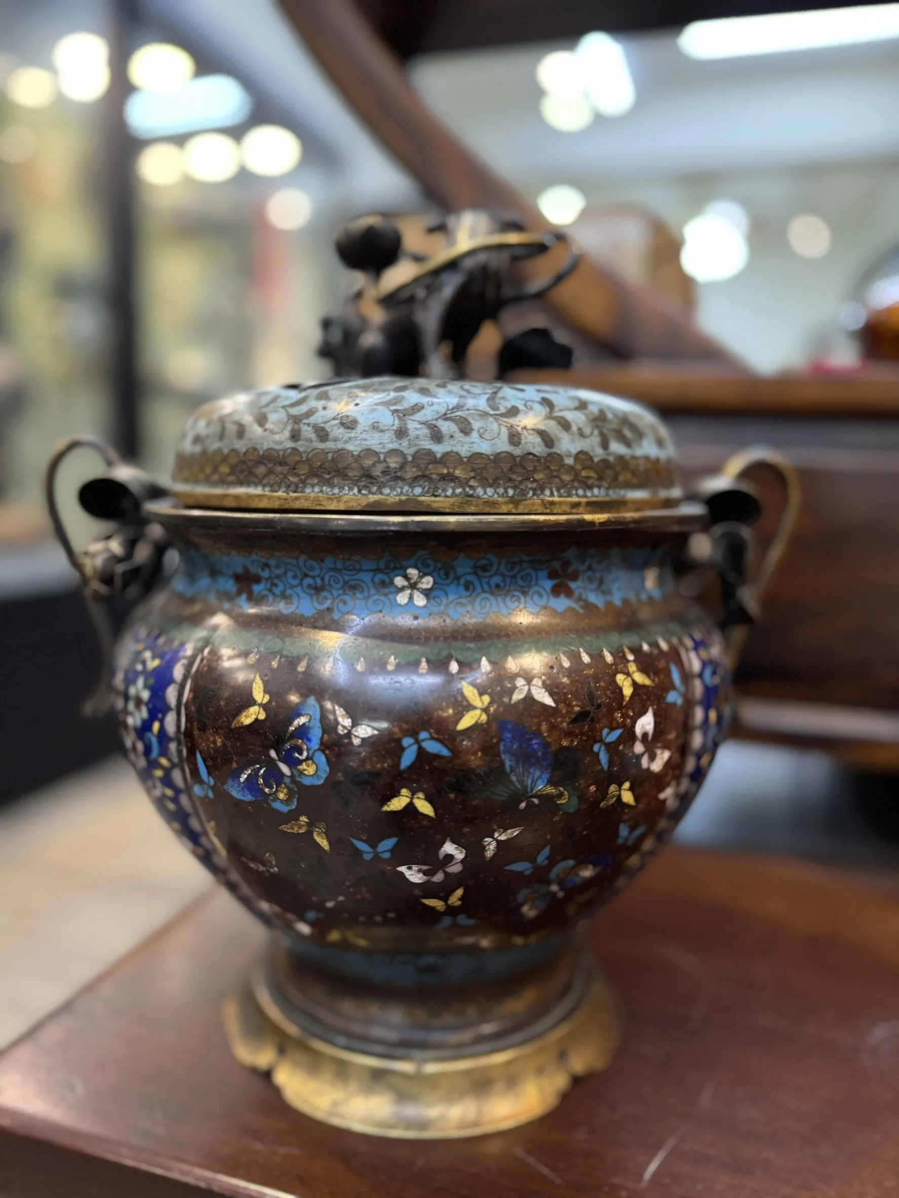 明治時期 七寶大香爐