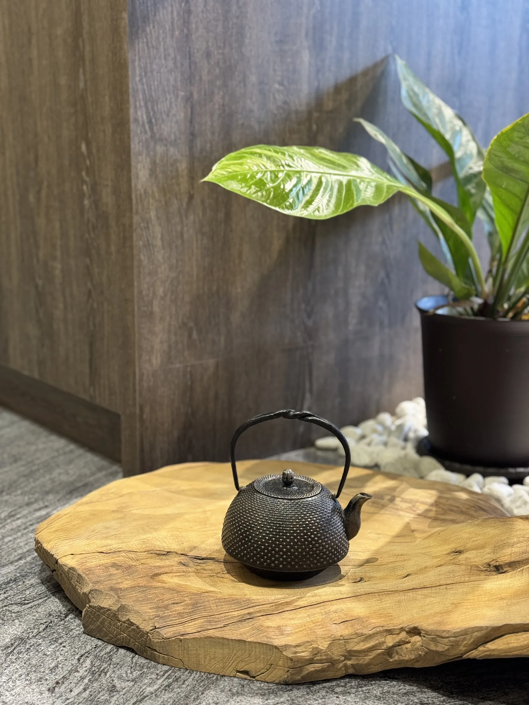 南部形 霰紋小砂鐵壺