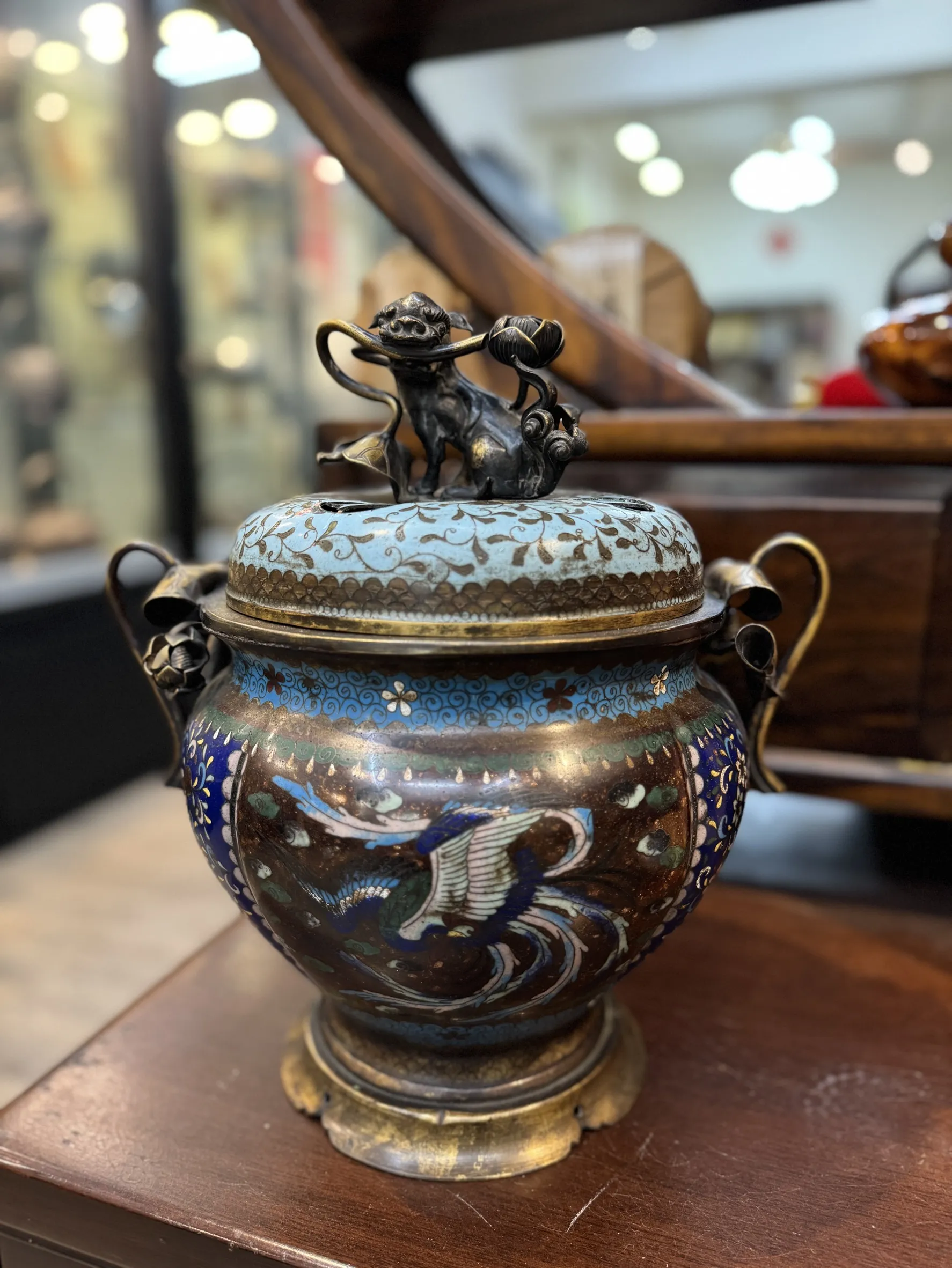 明治時期 七寶大香爐