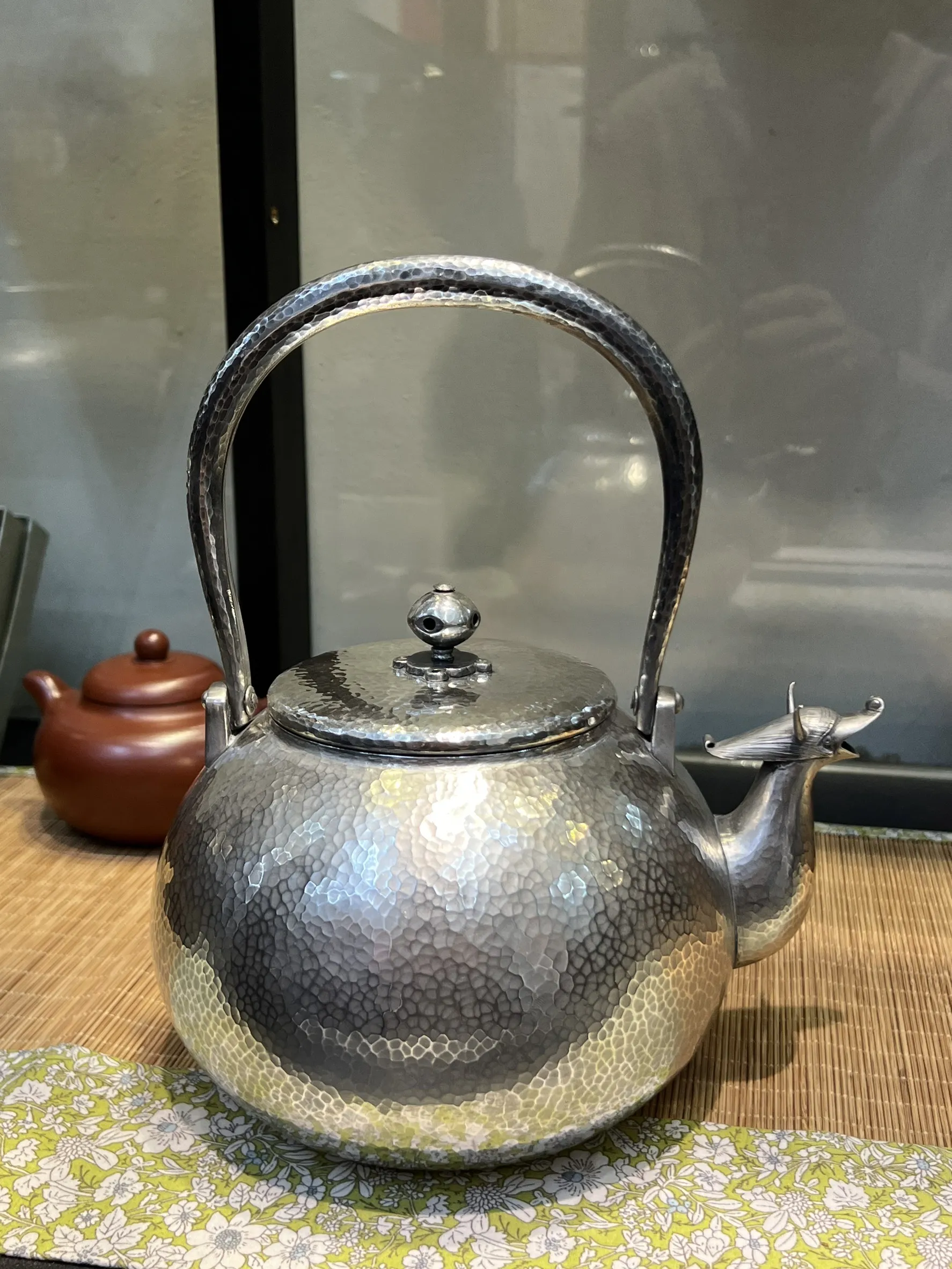 金工師∼壽民作 搥目紋鳳凰口