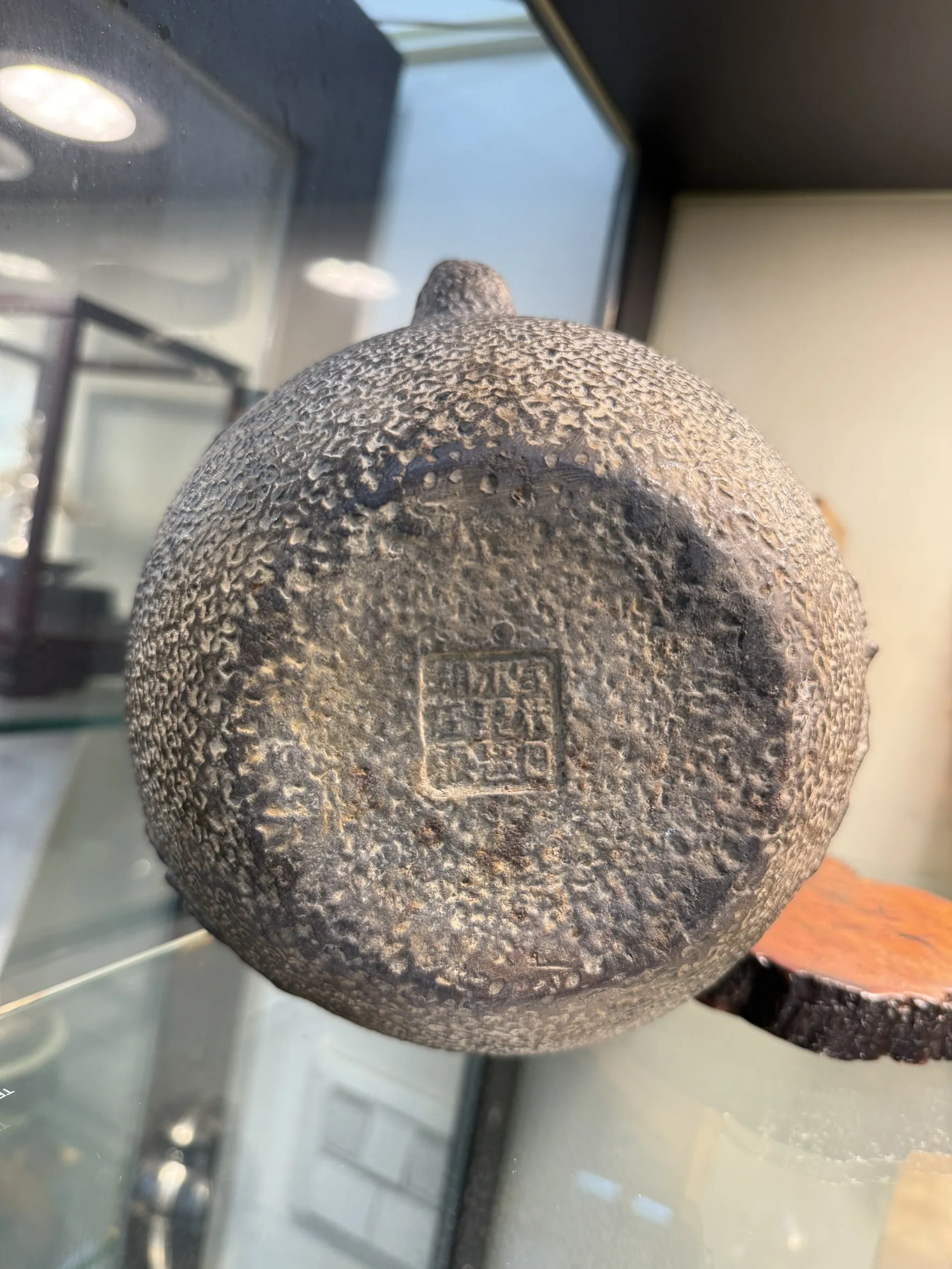 明治末期 龜文堂 白肌紋 湖畔樓閣山水波千鳥