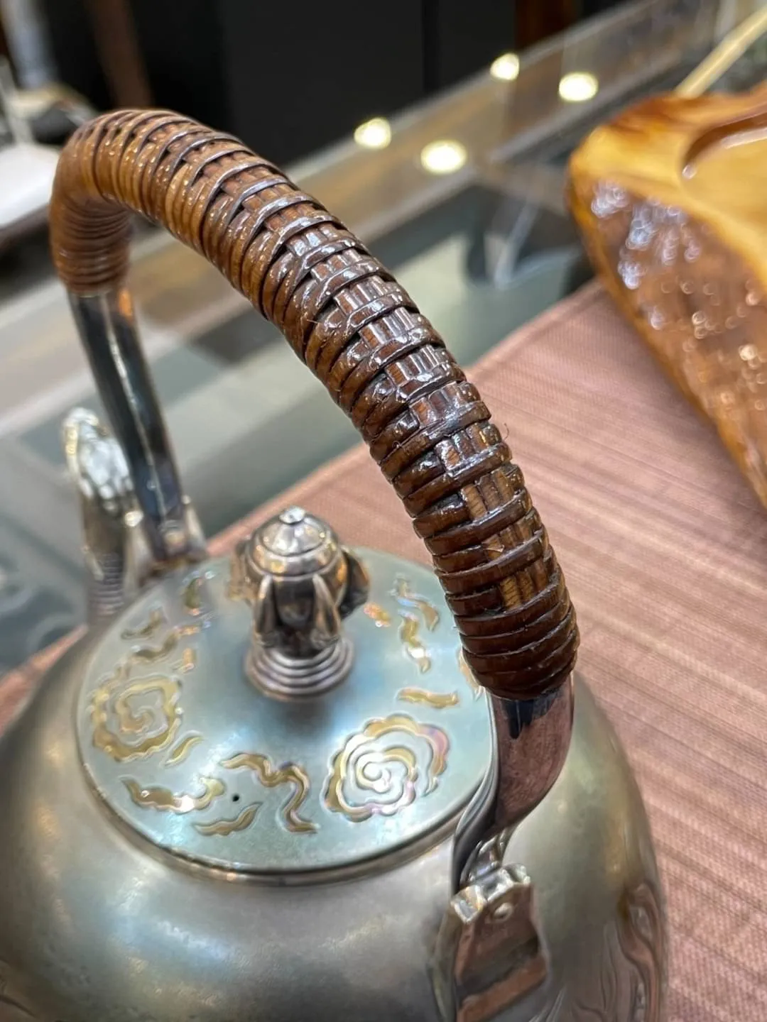 光則作 雲龍鎏金純銀湯沸 全球限量款