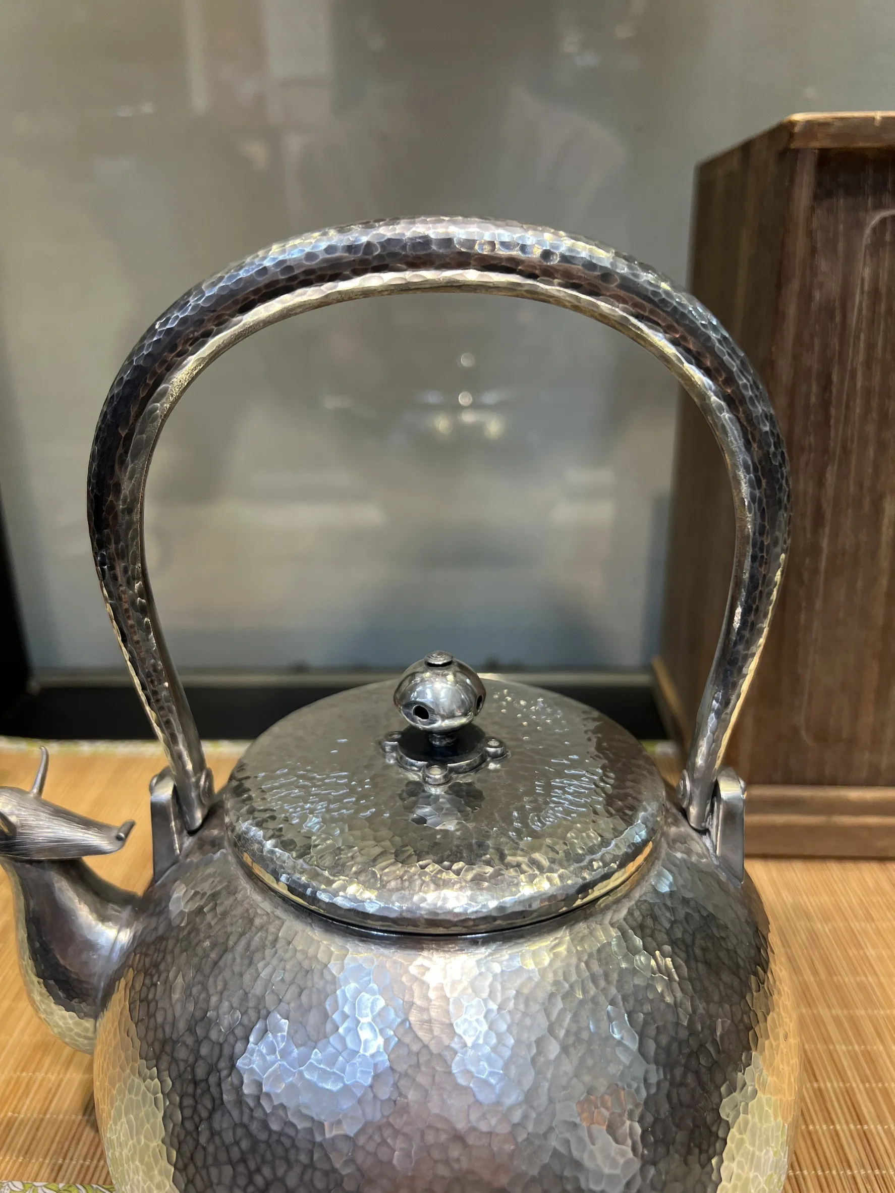 金工師∼壽民作 搥目紋鳳凰口