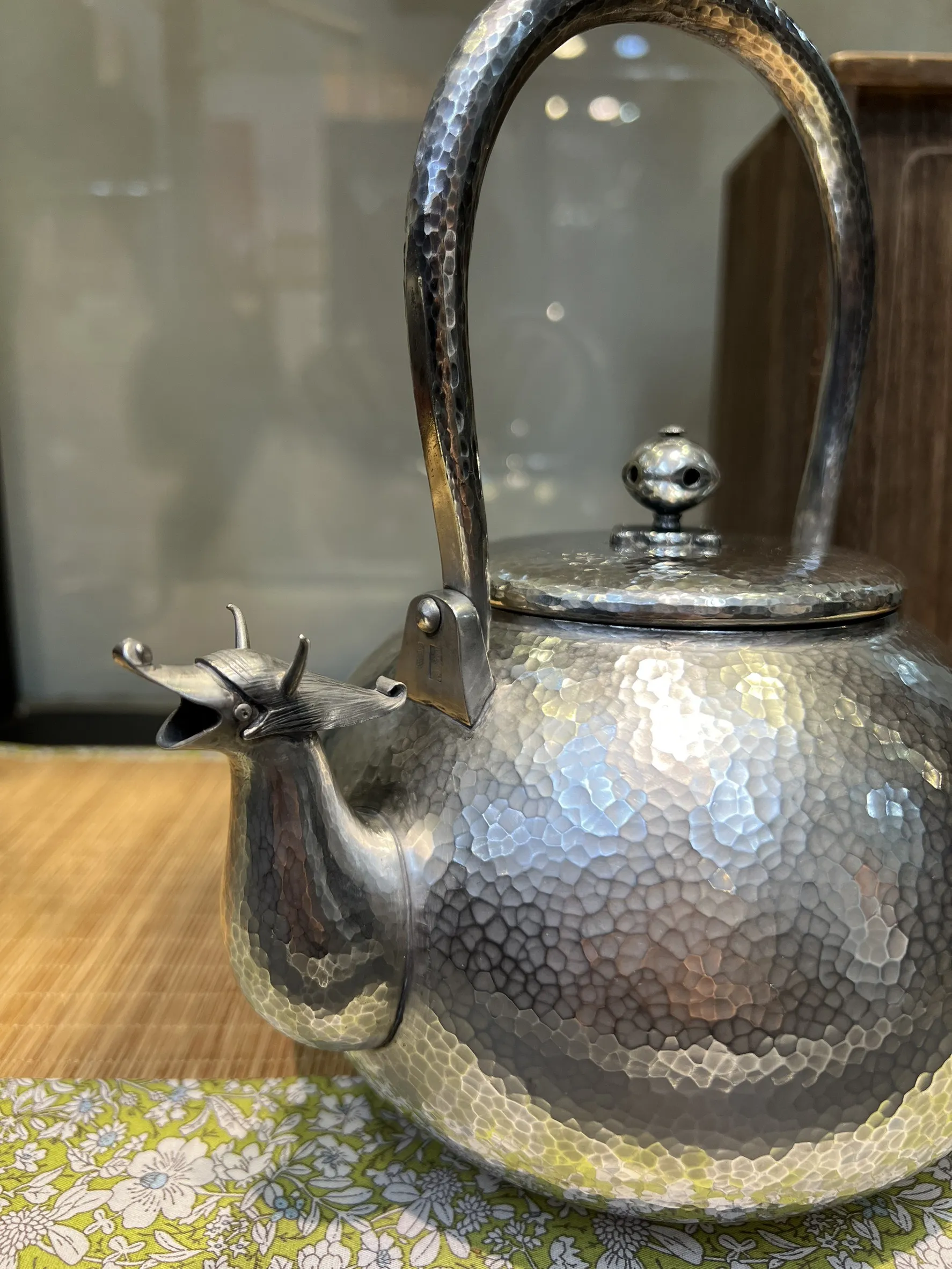 金工師∼壽民作 搥目紋鳳凰口